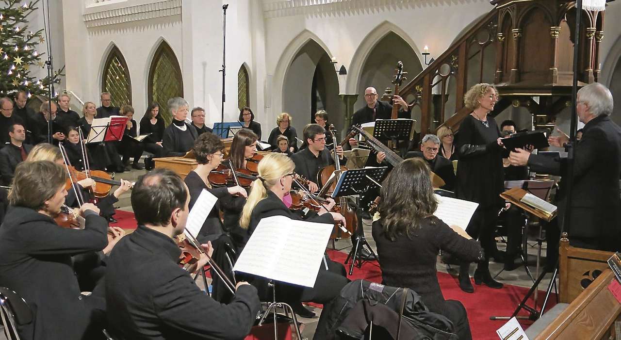 Die Sänger der Kantorei treten am Sonntag, 31. Mai, in der Stadtkirche auf.