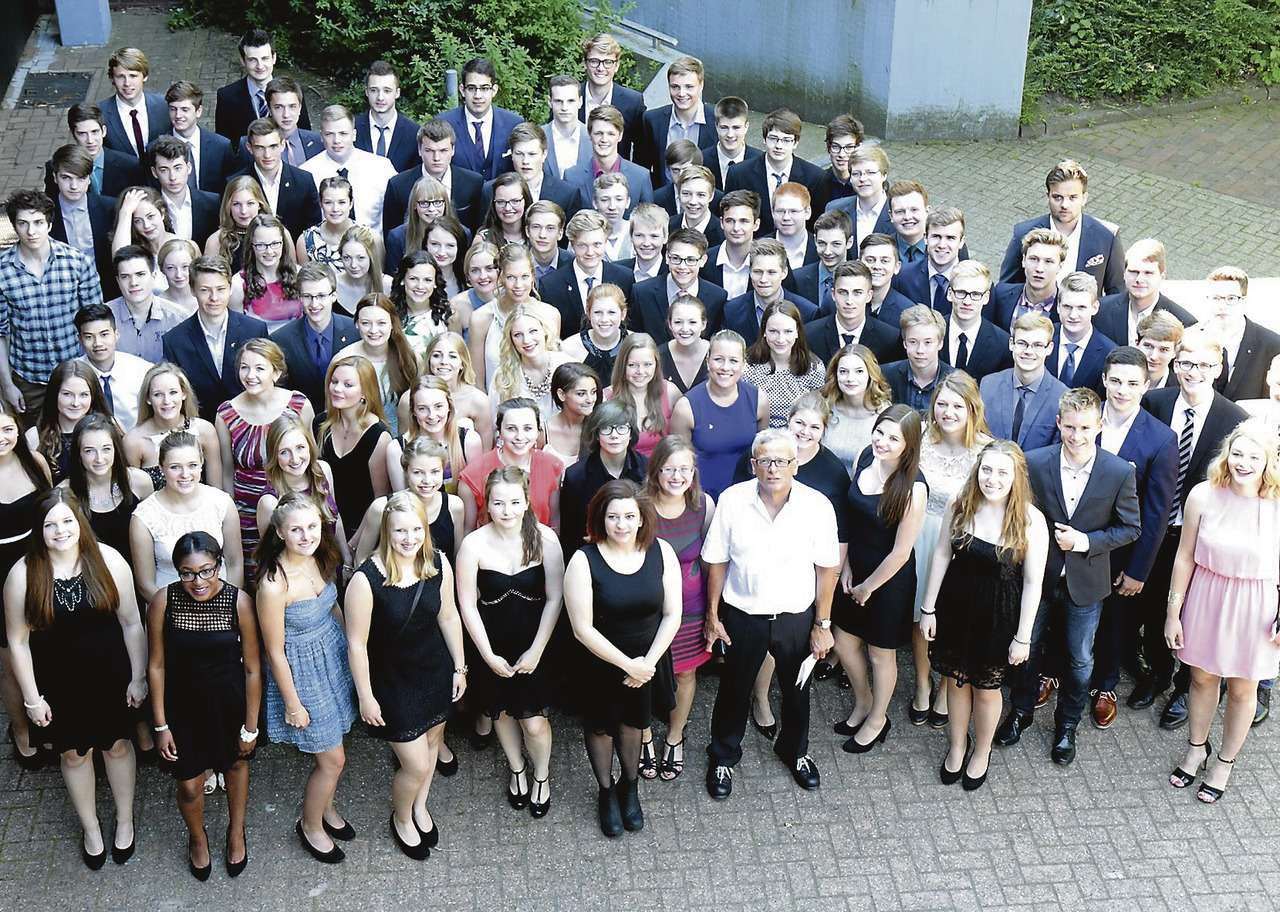 Die diesjährigen Abiturienten des Ratsgymnasiums Rotenburg