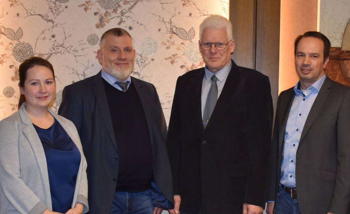 Sarina Tiencken (von links), Jan Kaup, Cord Cordes und Jörn Ehlers blickten auf das Jahr 2018 zurück.