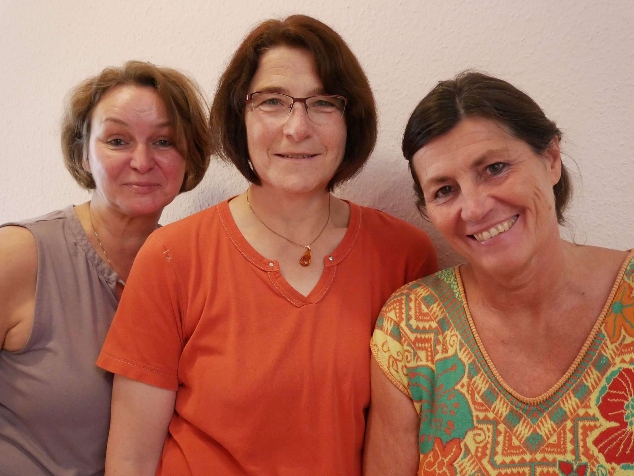 Birgit Große (von links), Ruth Meyer und Antje Jäger raten Schwangeren, sich so früh wie möglich um eine Hebamme zu bemühen. Foto: Dennis Bartz