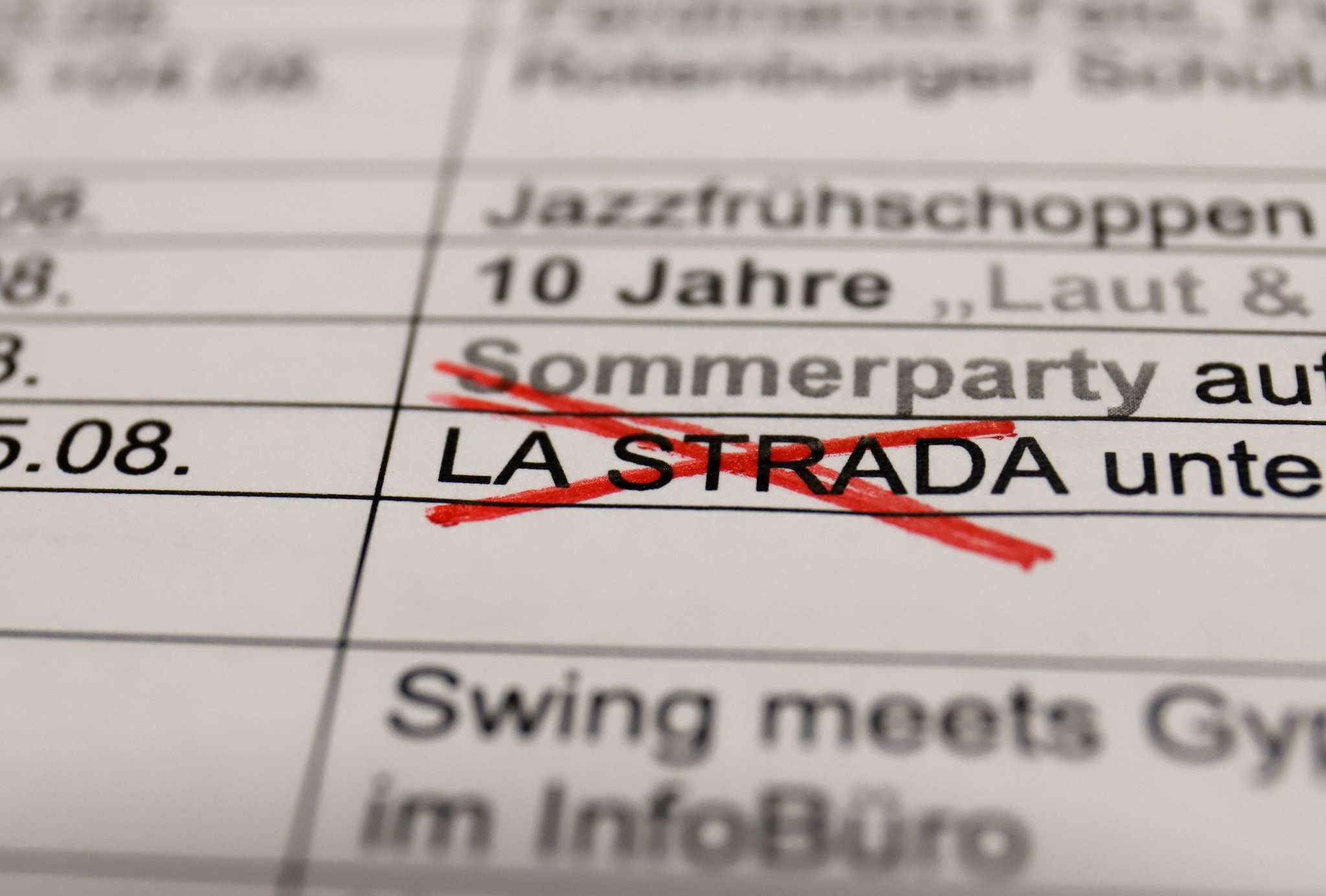 Noch steht das Straßenfestival La Strada im Kulturkalender der Stadt Rotenburg u2013 doch aller Voraussicht nach muss die Veranstaltung bald gestrichen werden. 
