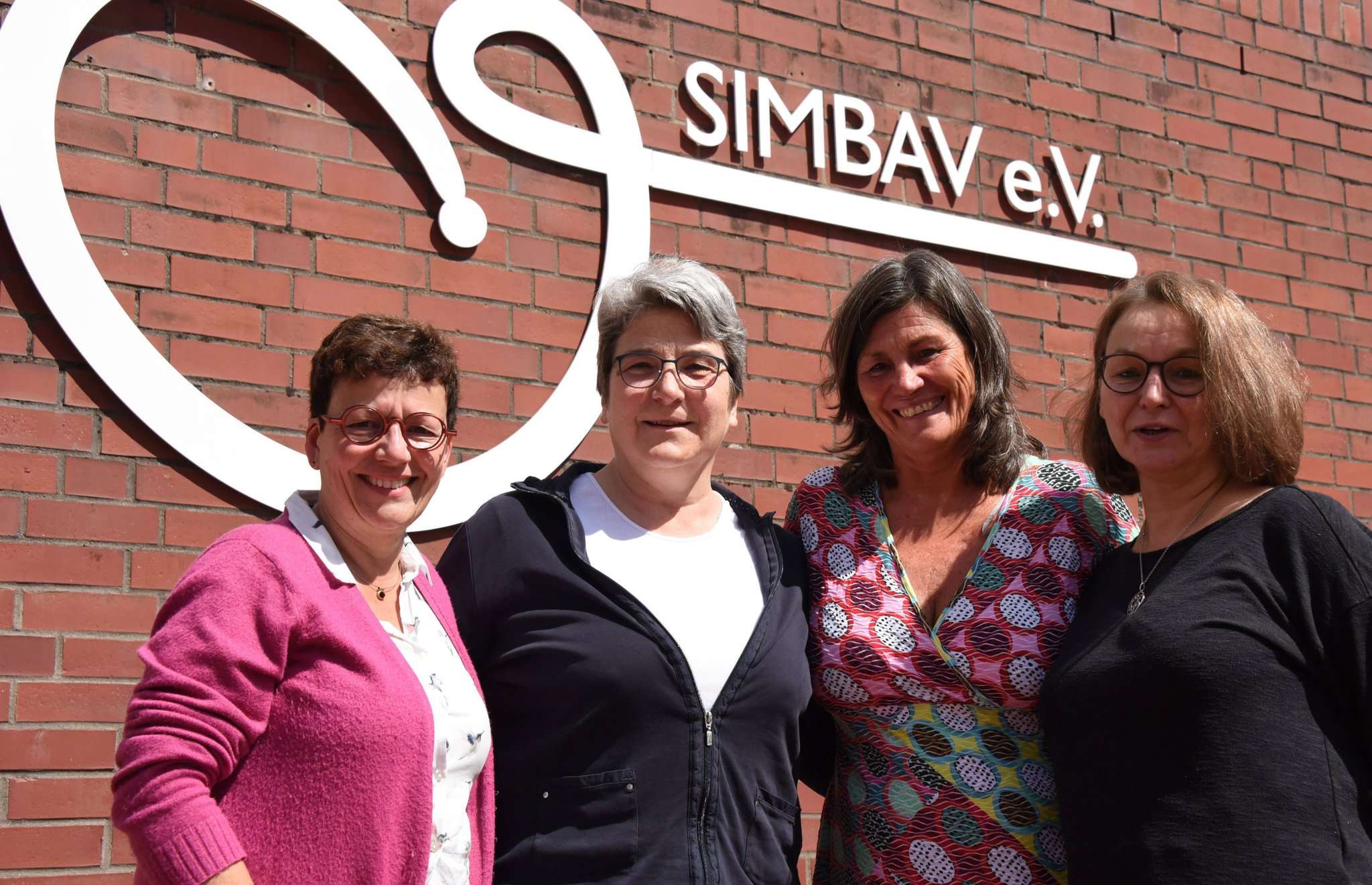 Beim Familienzentrum des Simbav haben sie einen neuen Wirkungsraum gefunden: die Hebammen Astrid Steinberg (v.l.), Ruth Meyer, Antje Jäger und Birgit Groß. Foto: Schultz