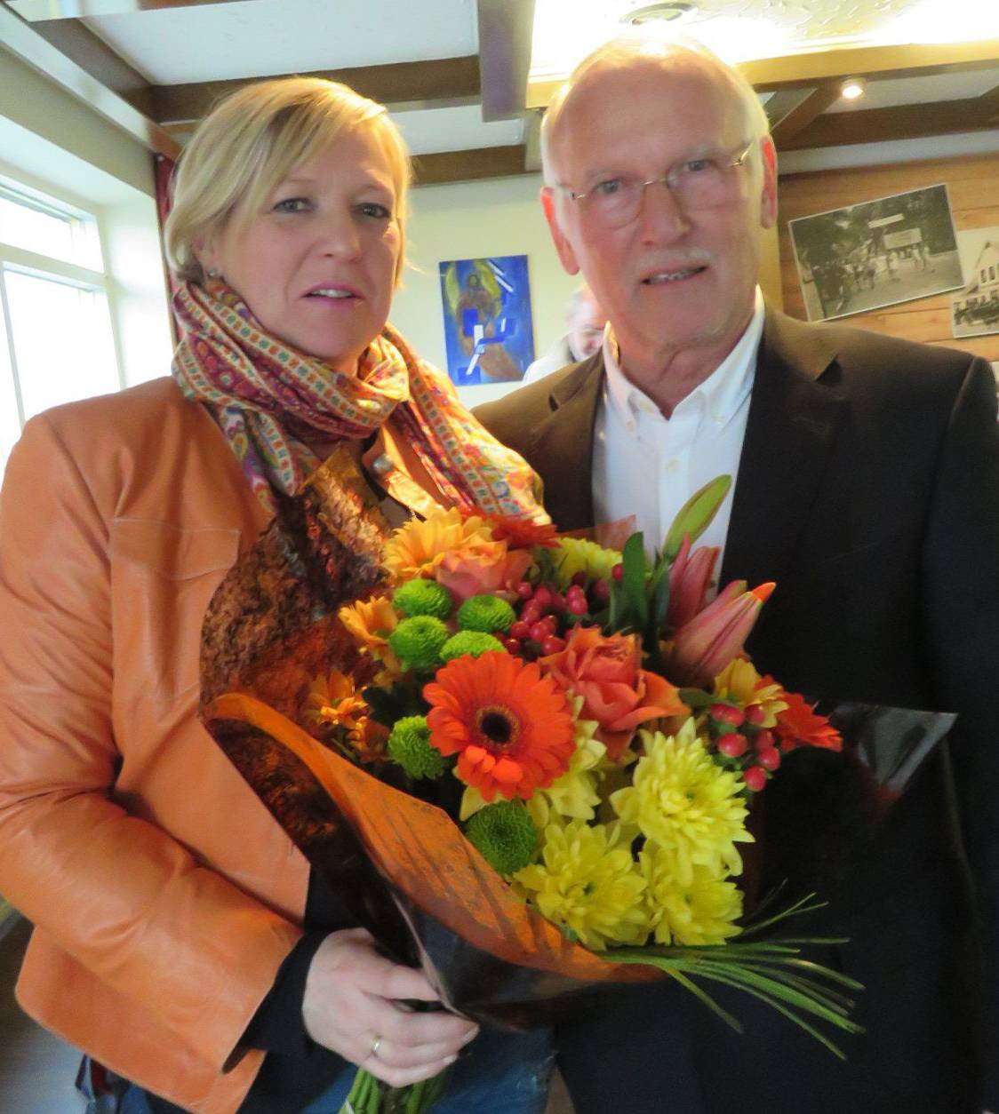 Anja von Nostitz übergab ihr Amt als Vorsitzende des Fördervereins an Henning Haltermann.