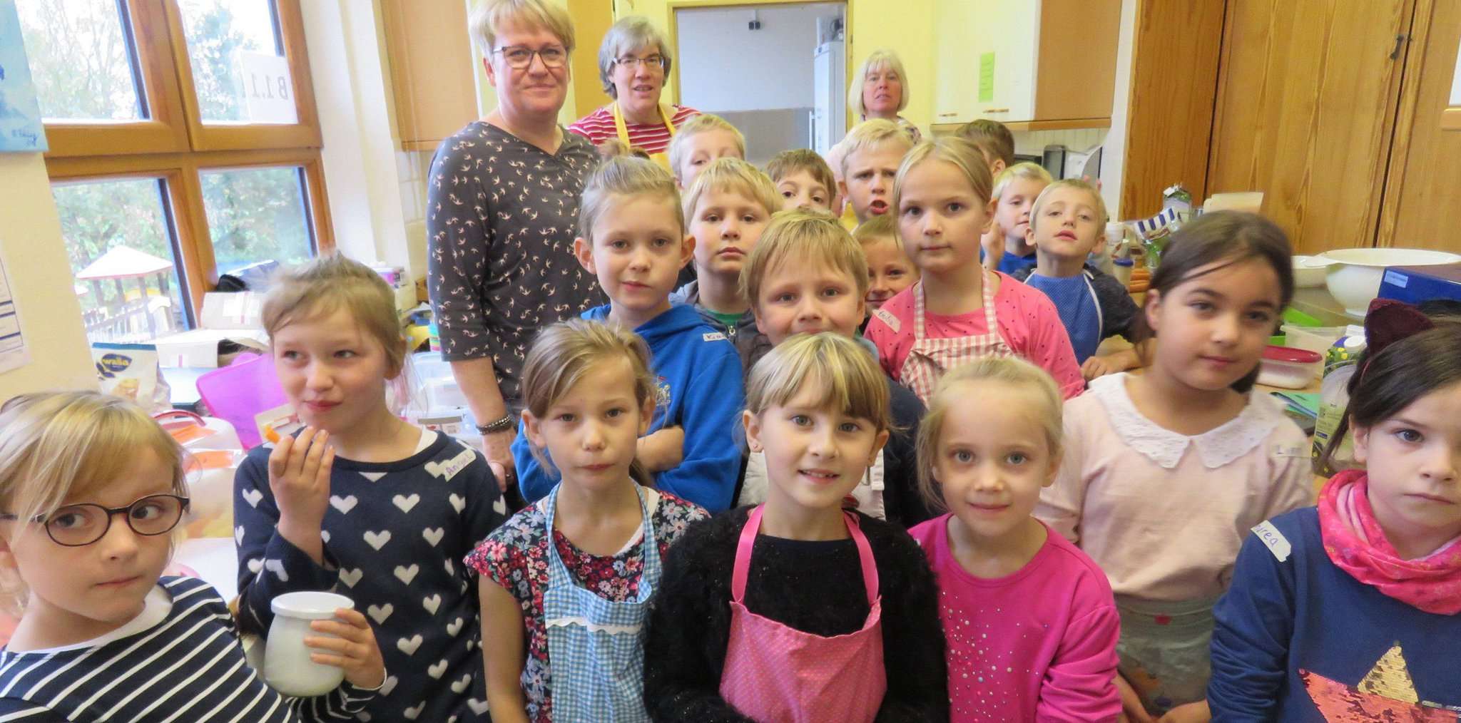Die Zweitklässler der Grundschule Posthausen hatten viel Spaß beim Kochprojekt. Foto: Elke Keppler-Rosenau