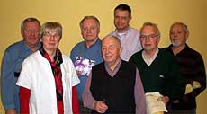 Wilhelm Asendorf, Anke Freymuth, Claus-Dieter Schonvogel, Heinz-Ludwig Rebentisch, Jürgen Rust, Karl-Heinz Meyer, Horst Brüggemann (von links)