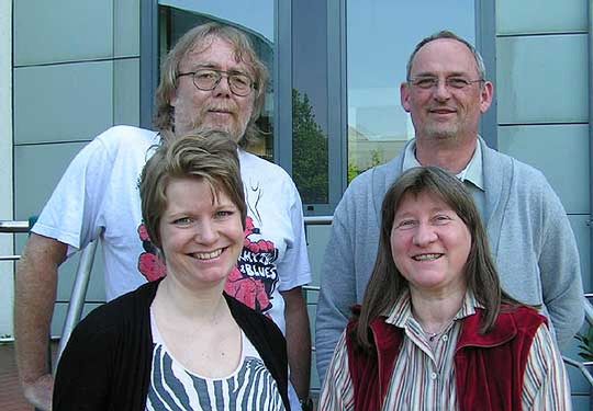 Friederike Lüers (vorn rechts) verstärkt das Beraterteam in der Jugendberufshilfe