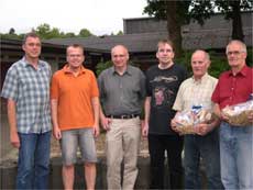 Veränderungen beim RSC (im Bild von links): Ulrich Oetjen, Jens Püschel, Ralf Kramer, Frank Wabnitz, Heiner Schröder und Herbert Kleyer