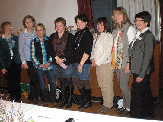 Die Gewählten am Rande der Landfrauen-Jahreshauptversammlung
